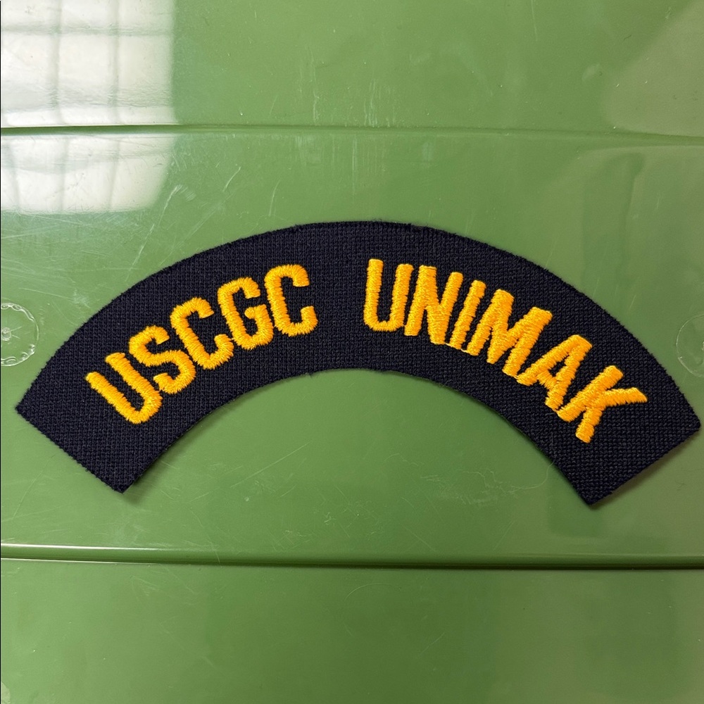 USCGC UNIMAK embroidered naval Patch